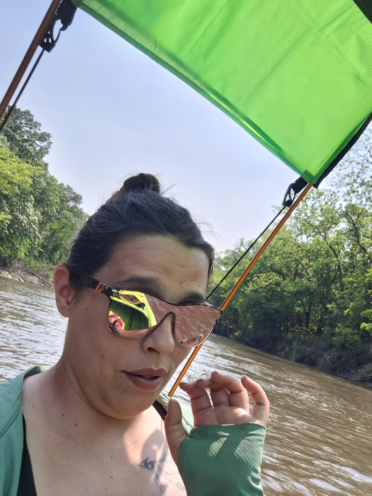 KUUQA Kayak Boat Canoe Sun Shade Canopy for Single Person - Customer Photo 1