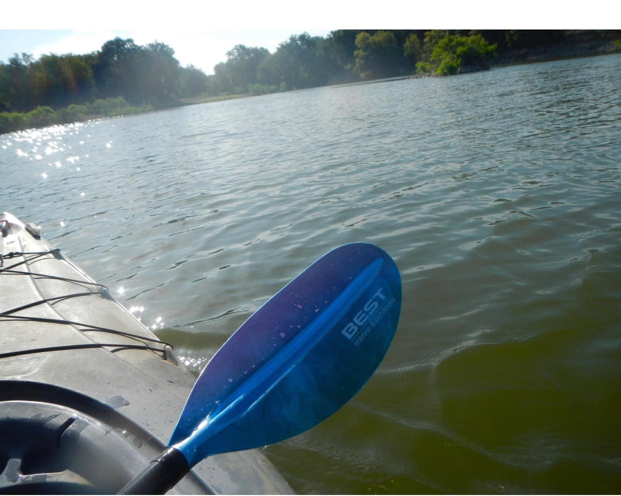Best Marine and Outdoors Kayak Paddle, Carbon Fiber Shaft & Fiberglass Reinforced Polypropylene Blades, 220cm, 234cm, 250cm, Lightweight Kayak Paddles for Adults - Customer Photo 2