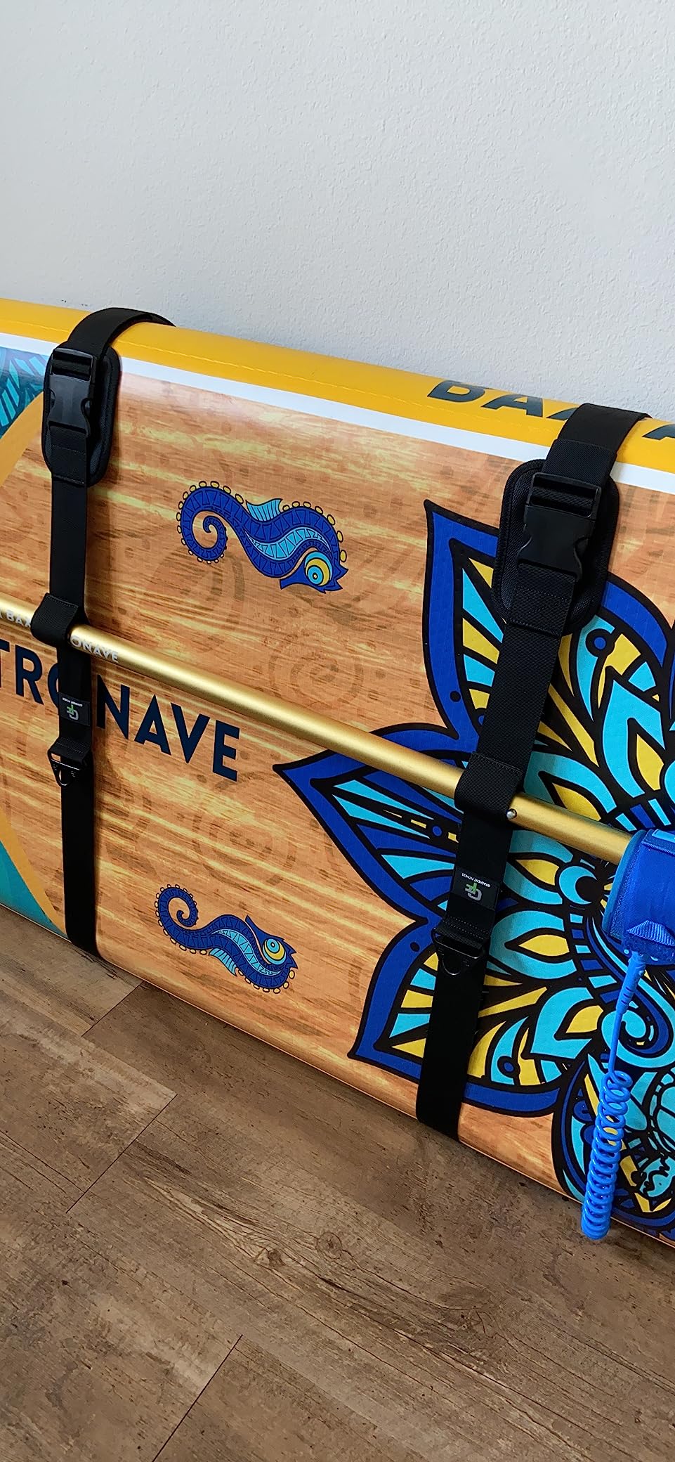 Gradient Fitness SUP & Kayak Carry Strap – Hands-Free Paddle Board, Surfboard & Kayak Carrier with Padded Shoulder Sling - Customer Photo 1