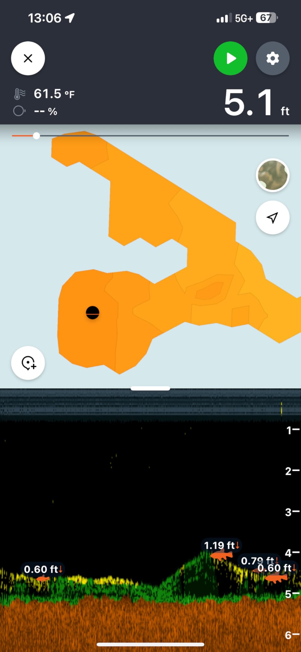 Deeper PRO+ 2 Sonar - Portable Fish Finder and Depth Finder for Kayaks, Boats and Ice Fishing with GPS Enabled - Customer Photo 2