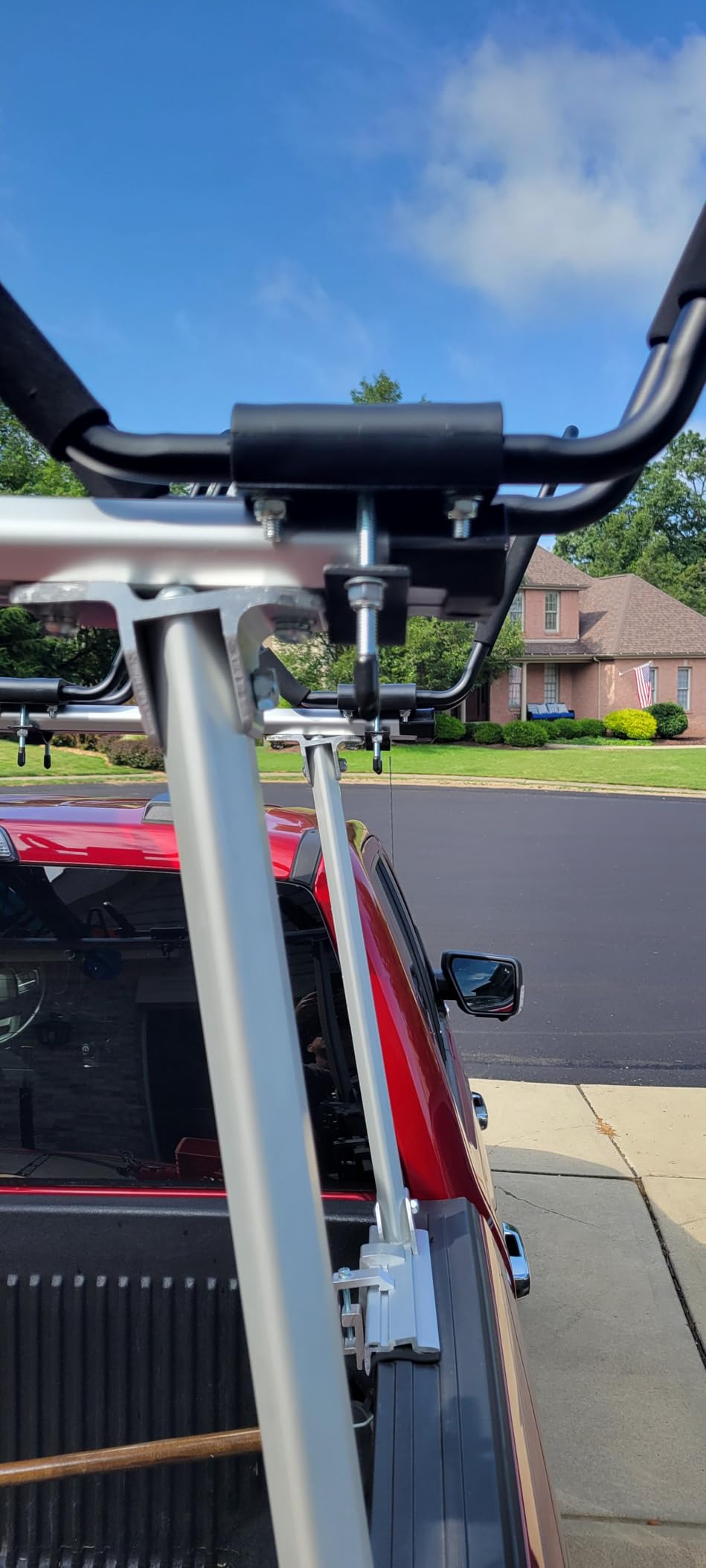 PIRIPARA Kayak Roof Rack 2 Pairs J-Bar Carrier Holder for Canoe, SUV, Cars, Truck, Surf Ski, Car Top Mount Racks for Trip, Set of 4 - Customer Photo 5