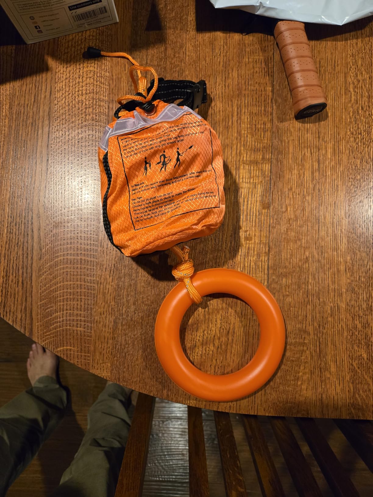NTR Water Rescue Throw Bag with 50/70/98 Feet of Rope in 3/10 Inch Tensile Strength Rated to 1844lbs - Customer Photo 1