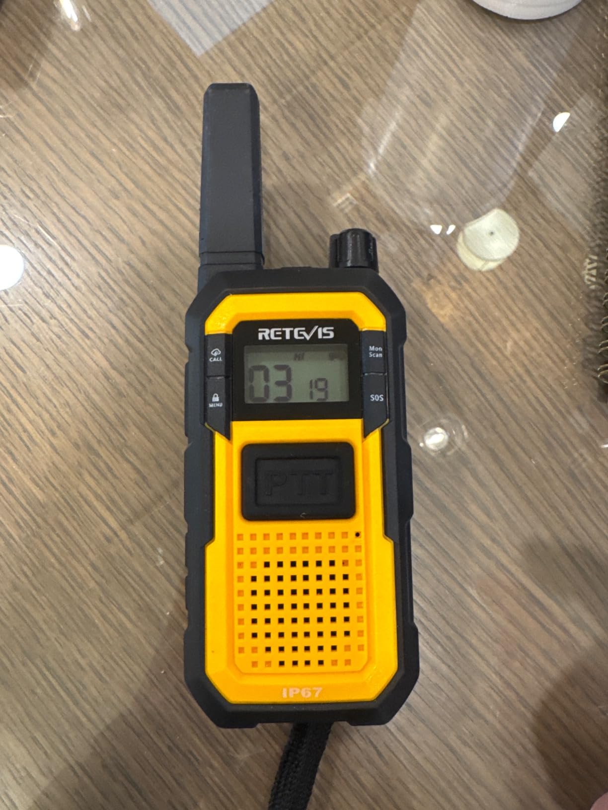 Retevis RB48 Heavy Duty Walkie Talkies, Waterproof Two Way Radio, Advanced Triple Proof, 2000 mAh, Emergency, 2 Way Radio Long Range for Job Site (4 Pack) Yellow Customer Review Retevis RB48 Heavy Duty Walkie Talkies, Waterproof Two Way Radio, Advanced Triple Proof, 2000 mAh, Emergency, 2 Way Radio Long Range for Job Site (4 Pack) Yellow - Customer Photo 5