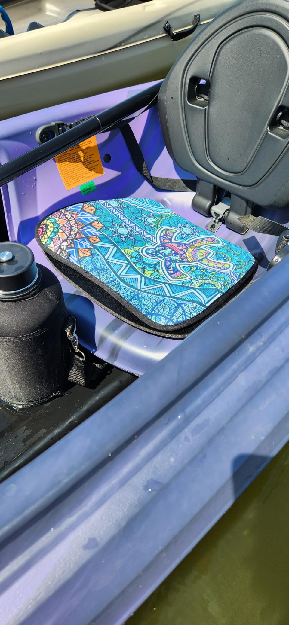 Hornet Watersports Kayak Seat Cushion - Turtle Design Kayak Seat Pad Compatible with Kayak, Canoe and Boat. Kayaking Accessories for Women - Customer Photo 1