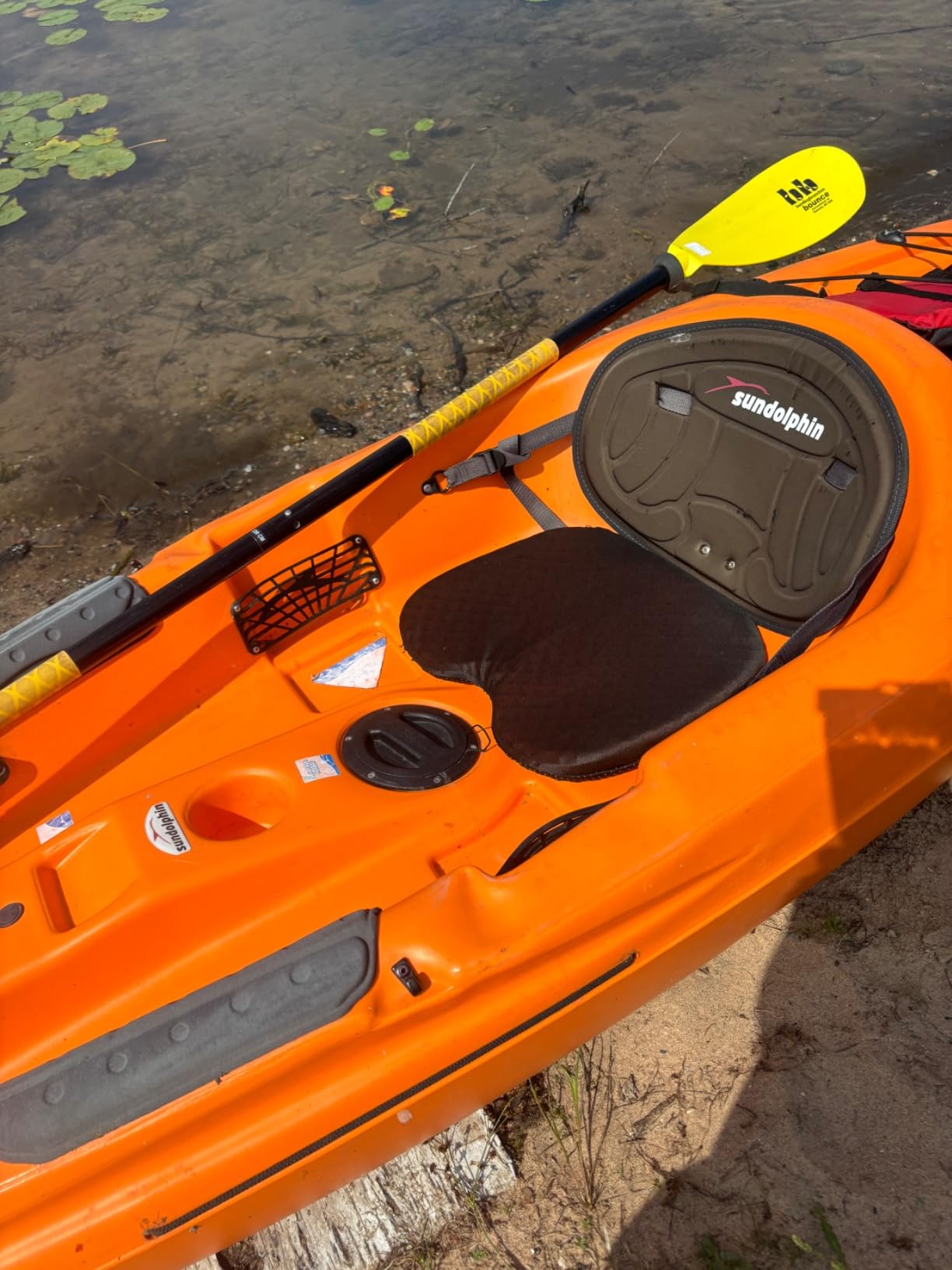 NEW-Vi Anti-Slip Kayak Seat Cushion - Waterproof Thicken Gel Boat Kayak Canoe Rowing Stadium Pad for Sit in Kayak Chair Kayak Accessories Equipment Gear for Fishing Kayak - Customer Photo 1