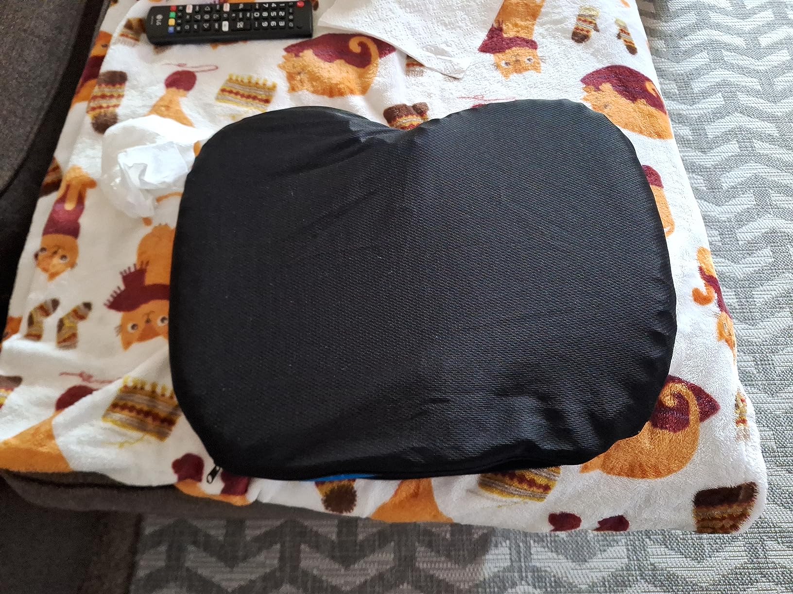 NEW-Vi Anti-Slip Kayak Seat Cushion - Waterproof Thicken Gel Boat Kayak Canoe Rowing Stadium Pad for Sit in Kayak Chair Kayak Accessories Equipment Gear for Fishing Kayak - Customer Photo 3