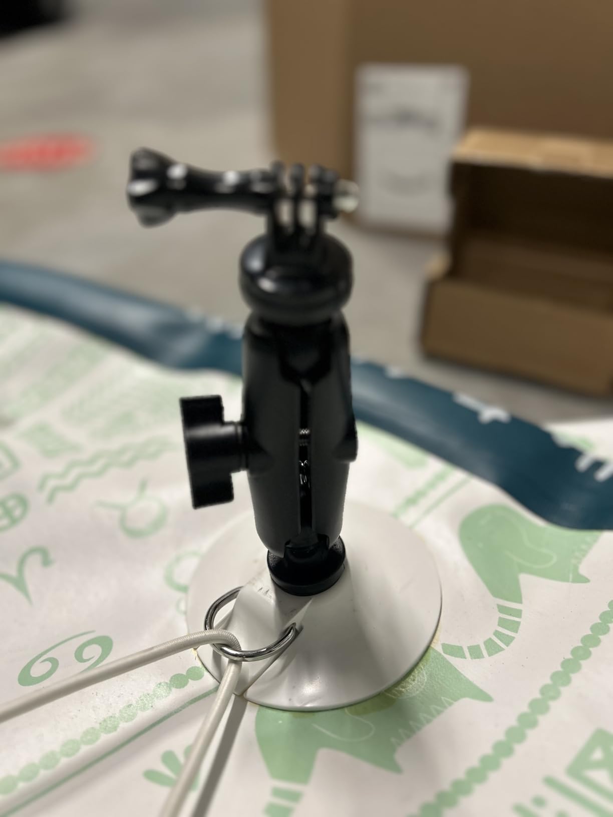 360 Degree Kayak Action Camera Mount Universal Adjustable,Kayak Rail Track Camera Holder, Compatible with GoPro Hero 12 11 10 9 8 7 Ball Head Camera Mount Customer Review 360 Degree Kayak Action Camera Mount Universal Adjustable,Kayak Rail Track Camera Holder, Compatible with GoPro Hero 12 11 10 9 8 7 Ball Head Camera Mount - Customer Photo 1