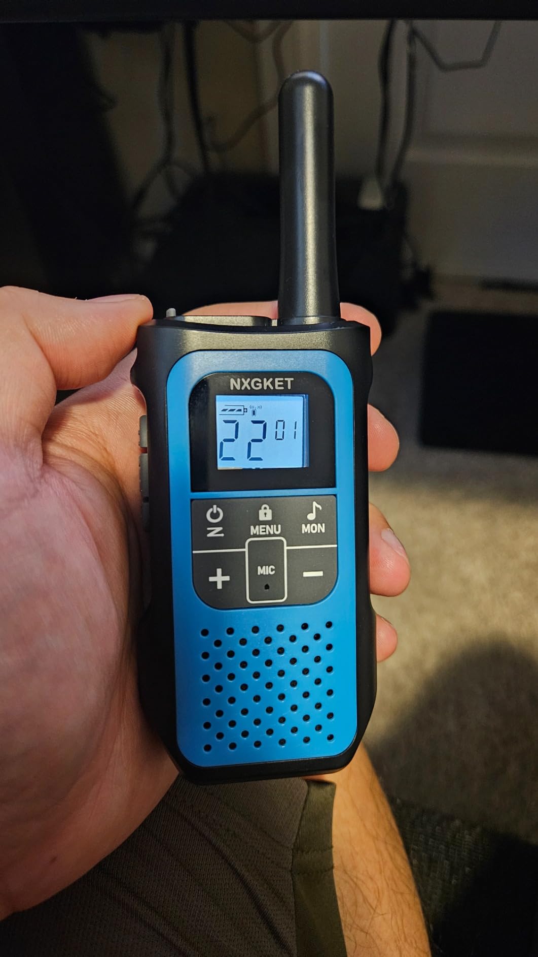 Walkie Talkies Long Range for Adults Long Distance Rechargeable Walkie Talkies 4 Pack with FRS 2-Way Radios Waki Taki NOAA VOX Built-in Li-ion Battery for Camping Hiking Biking Cruises Ski Customer Review Walkie Talkies Long Range for Adults Long Distance Rechargeable Walkie Talkies 4 Pack with FRS 2-Way Radios Waki Taki NOAA VOX Built-in Li-ion Battery for Camping Hiking Biking Cruises Ski - Customer Photo 2