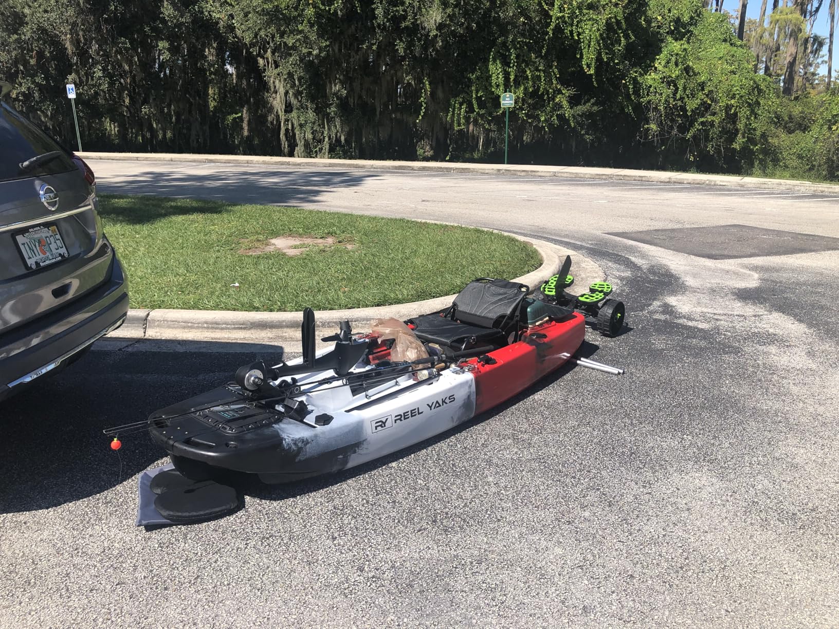 Reel Yaks Raider Modular Fishing Kayak - 9.5ft Lightweight, Sit On Top Kayak for Adults & Youth - Stable & Portable, Ideal Space-Saving Design - 380 lbs Capacity - Customer Photo 1