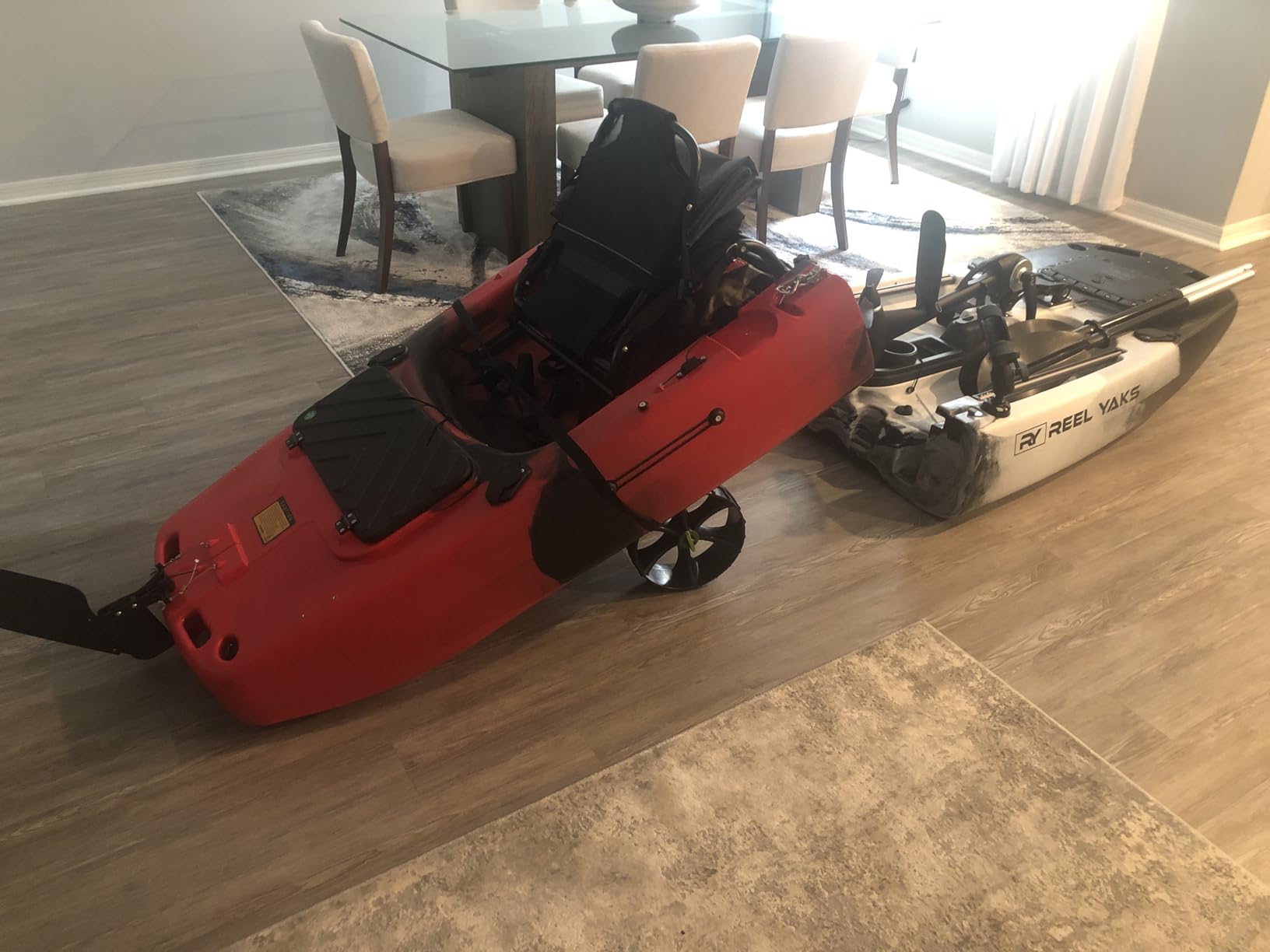 Reel Yaks Raider Modular Fishing Kayak - 9.5ft Lightweight, Sit On Top Kayak for Adults & Youth - Stable & Portable, Ideal Space-Saving Design - 380 lbs Capacity - Customer Photo 2