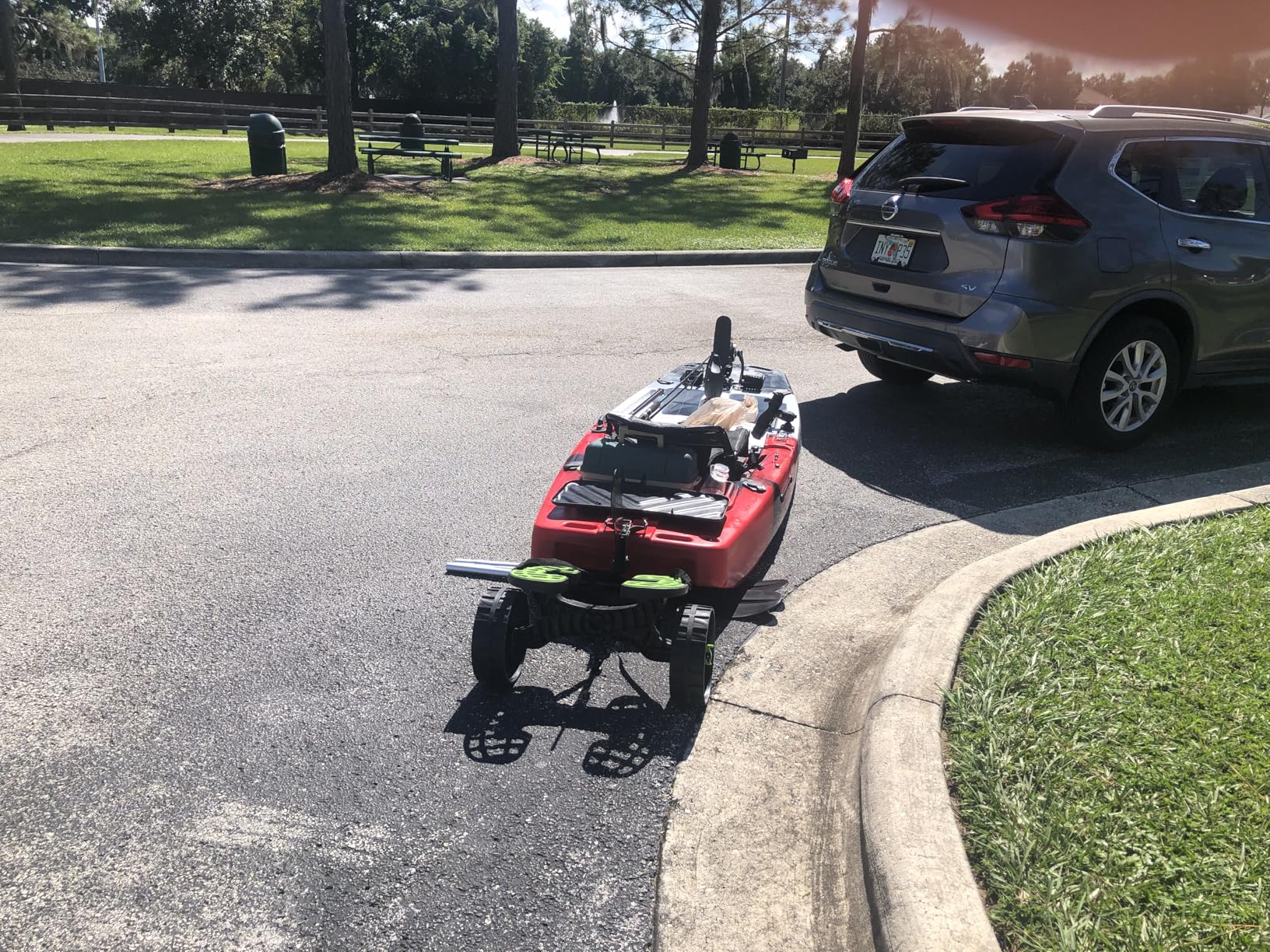 Reel Yaks Raider Modular Fishing Kayak - 9.5ft Lightweight, Sit On Top Kayak for Adults & Youth - Stable & Portable, Ideal Space-Saving Design - 380 lbs Capacity - Customer Photo 3