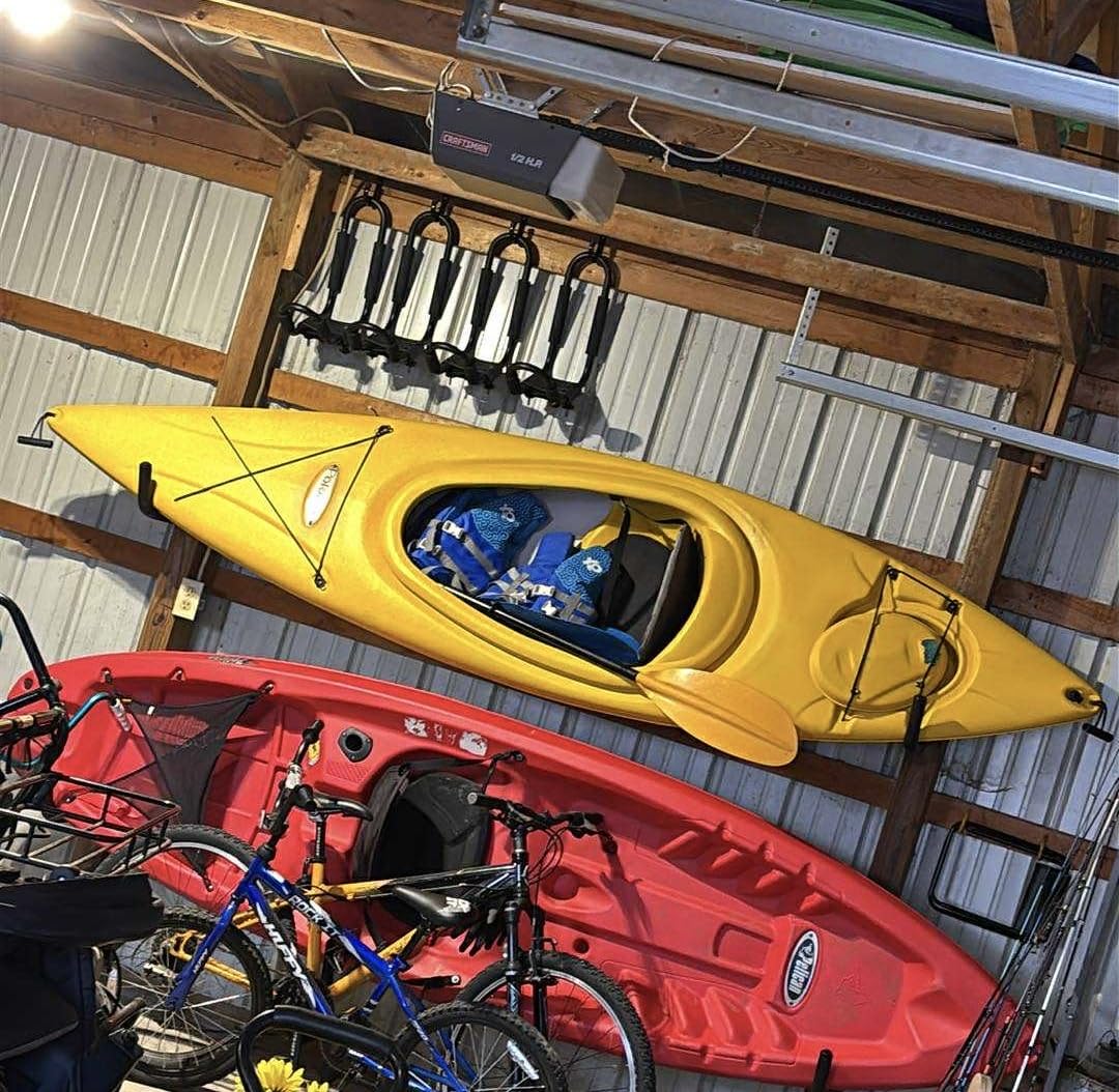 KURUI Heavy Duty Kayak Storage Rack, 100 LB (15