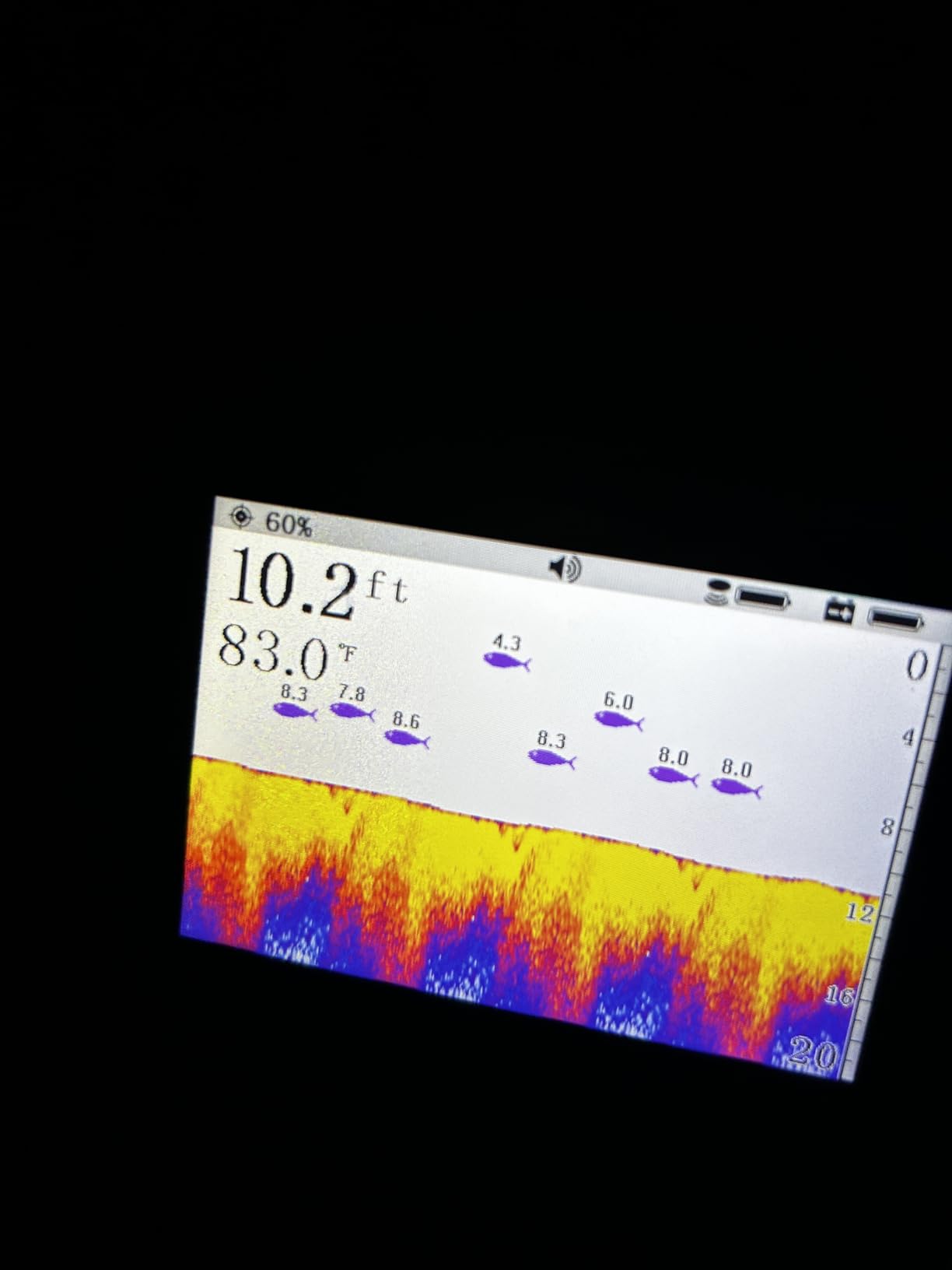 Portable Rechargeable Kayak Fish Finder, Wireless Fish Depth Finder, Castable Fish Finders with 105° Beam Angle and TFT LCD Display, 2.6-164 FT of Depth Locator, for Shore, Lake ＆ Ice Fishing - Customer Photo 1