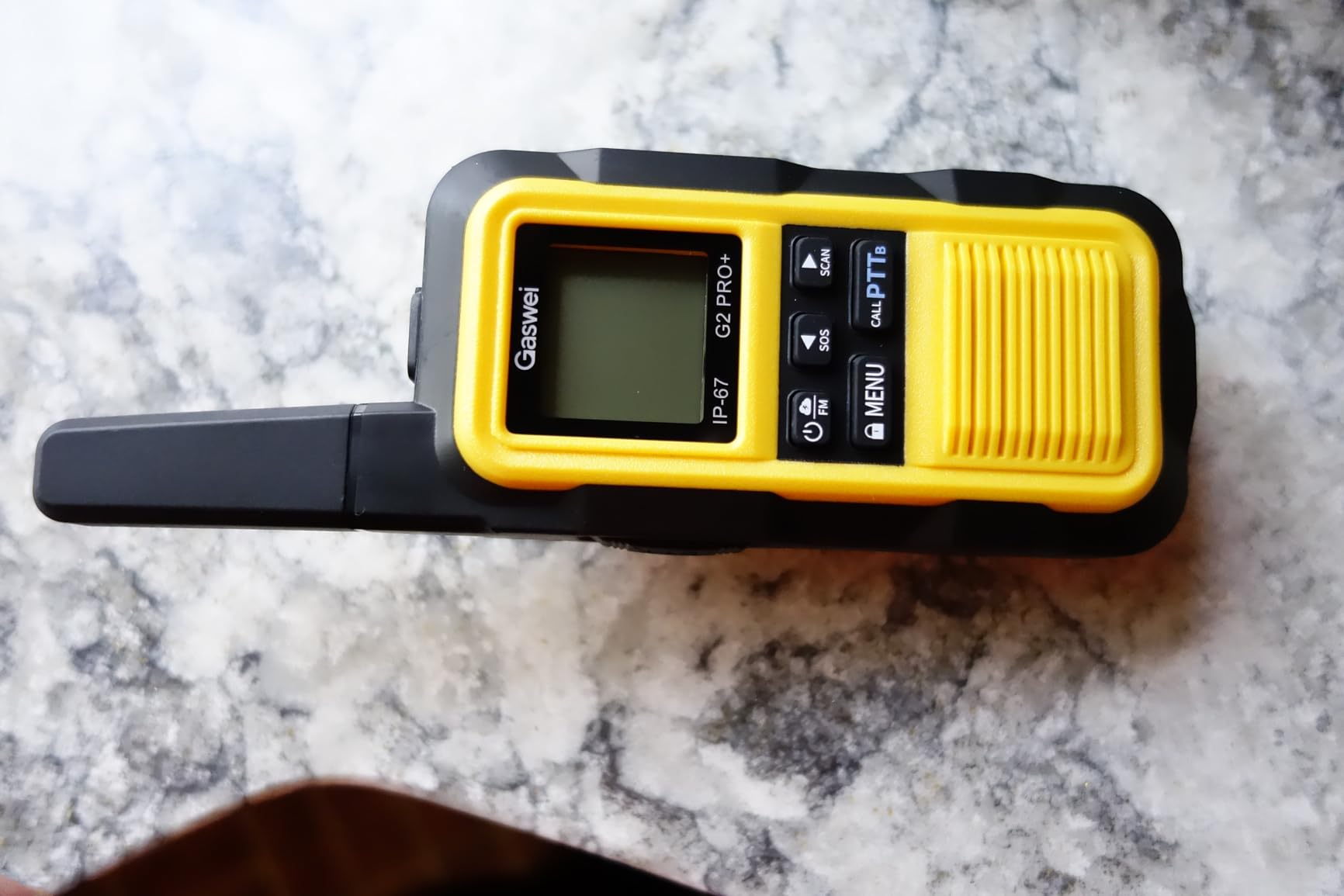 G2Pro+ IP67 Waterproof Floating Walkie Talkies with Double PTT, FM Radio, SOS & NOAA Weather Alerts, 2W Long Range Two-Way Radios for Adults, VOX Enabled, Rechargeable Lithium Battery (4 Pack) Customer Review G2Pro+ IP67 Waterproof Floating Walkie Talkies with Double PTT, FM Radio, SOS & NOAA Weather Alerts, 2W Long Range Two-Way Radios for Adults, VOX Enabled, Rechargeable Lithium Battery (4 Pack) - Customer Photo 3