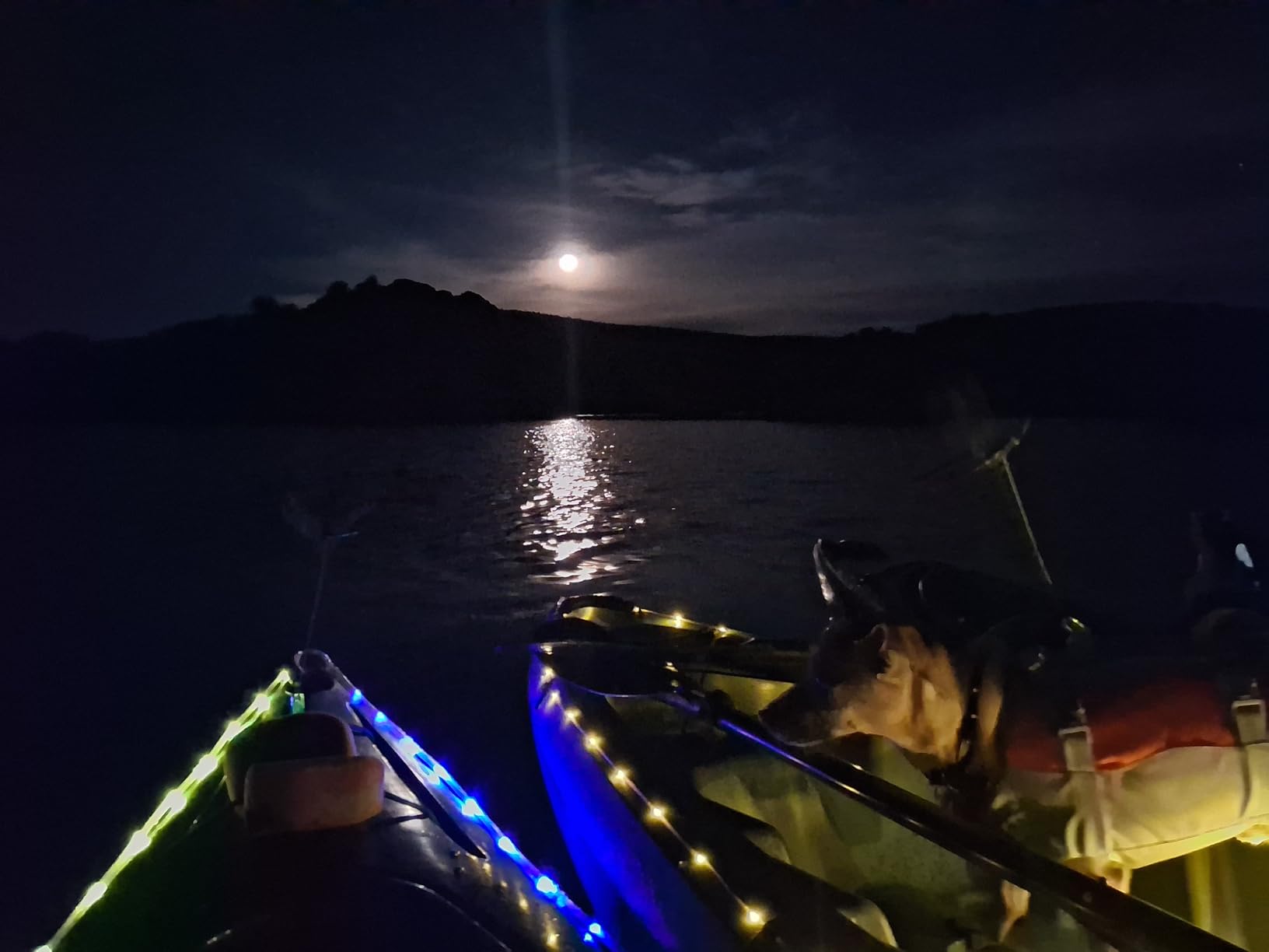 Kayak Paddle Board Lights Kit, IP68 Waterproof Dream Color SUP Glow Lights with Remote, Battery Powered Kayak Lighting for Night Kayaking SUP Canoes, Marine Boat Pontoon Light (22FT) - Customer Photo 2