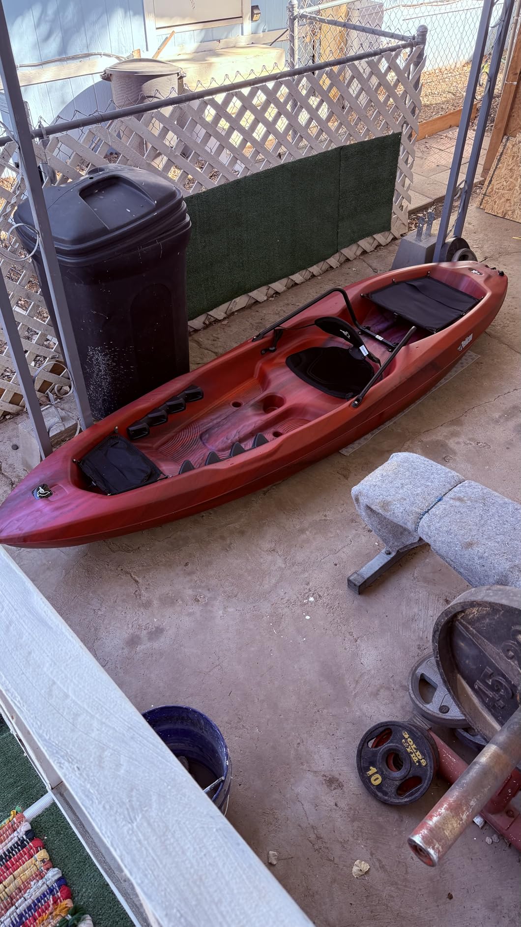 Pelican Seek 100X - Recreational Sit on top Kayak - Lightweight Smart Design - Adjustable Ergoform™ Seating System - 10 ft Customer Review Pelican Seek 100X - Recreational Sit on top Kayak - Lightweight Smart Design - Adjustable Ergoform™ Seating System - 10 ft - Customer Photo 1