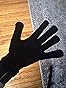 3 Pairs Winter Magic Gloves Adults Warm Stretchy Unisex Black Gloves One Size Fits Most Men Women Teens Magic Knit Gloves - Customer Photo 2