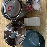 Stanley Wildfare Go Two Bowl Mess Kit | 8pc Portable Pot & Cookware Set | 1.25qt Stainless Steel Pot w/Locking Handle, Lid, 2 Bowls & Sporks - Customer Photo 1