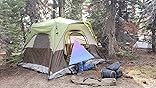 TIMBER RIDGE 5-6 Person Blackout Camping Tent, 60s Easy Setup Instant Cabin Tent for Family with Rainfly, Water-Resistant, 9' x 9' x 72
