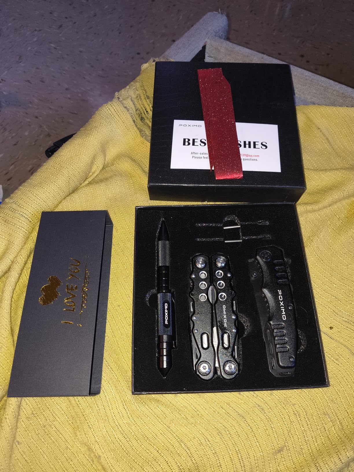 Multitool Gift Set for Men Dad Him, 3-in-1 EDC Survival Kit with 14 in1 Multi-Pliers, Pocket Knife & Tactical Pen | Premium Military-Grade Multi Tools for Camping, Car, Father’s Day, Dad Gifts - Customer Photo 3