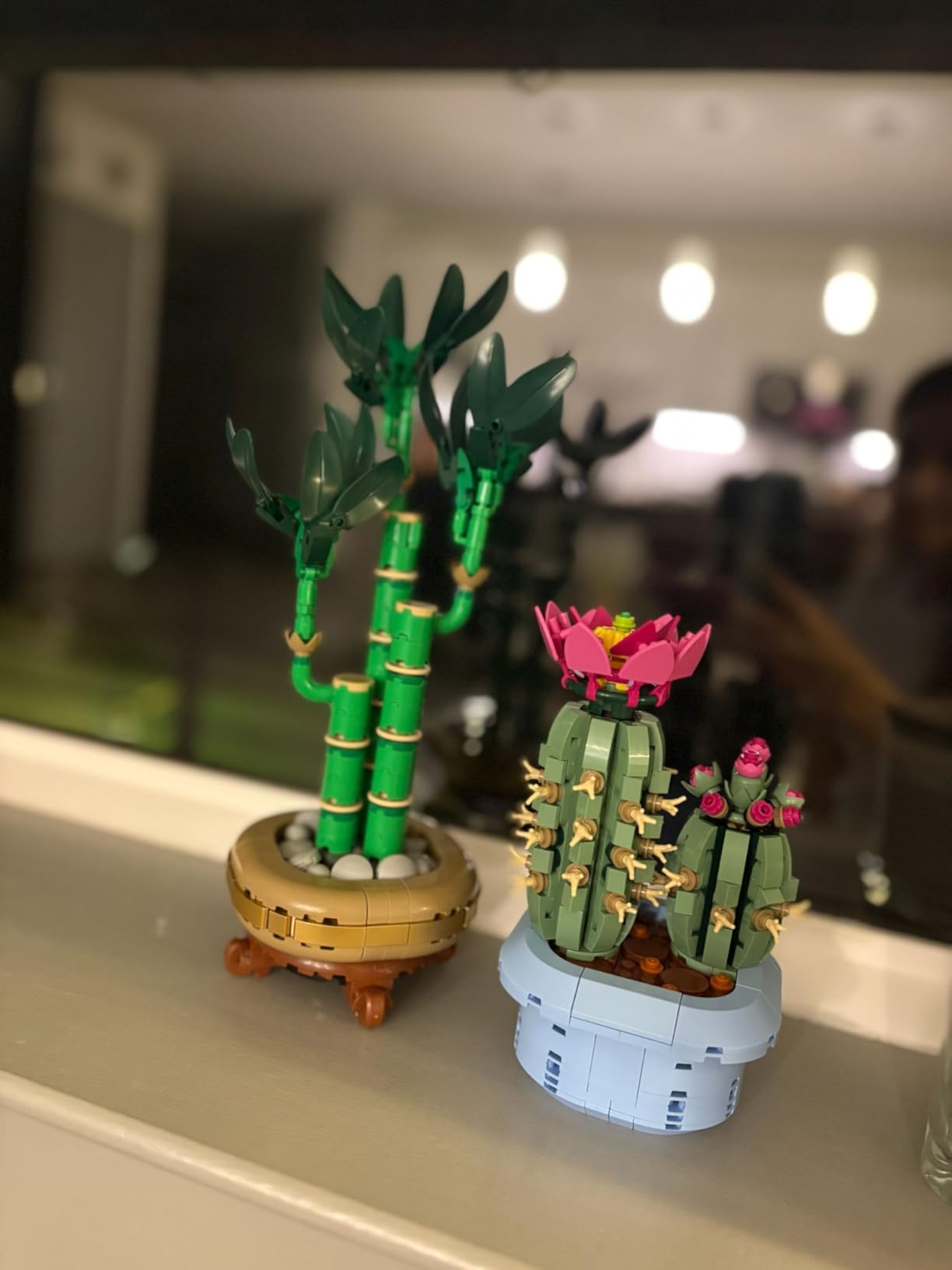 LEGO Botanicals Lucky Bamboo Building Set - Artificial Plant for Indoor Home Décor, Adults Ages 18+ - Gift for Valentines Day for Him - Fake Plant Decoration for Table, Desk, Office - 10344 - Customer Photo 4